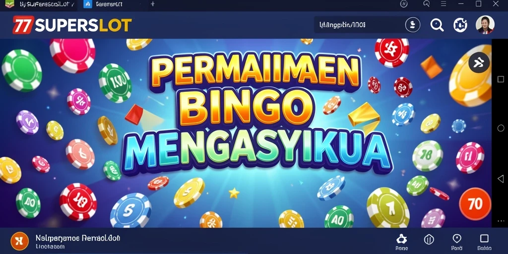 Screenshot gameplay 77SUPERSLOT yang penuh aksi Bingo.
