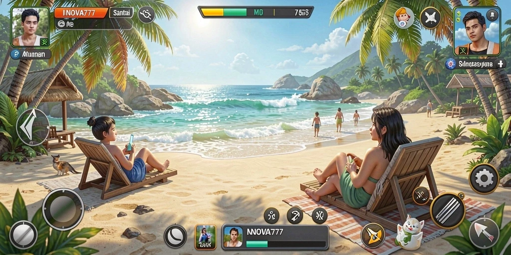 Screenshot gameplay LNOVA777 yang menunjukkan keseruan permainan Casual.