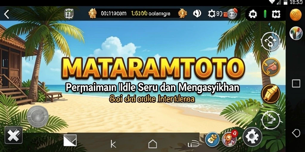 Tampilan gameplay seru di MATARAMTOTO yang menunjukkan interaksi Idle.