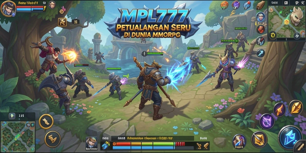 Tangkapan layar MPL777 menampilkan petualangan epik dalam dunia MMORPG.