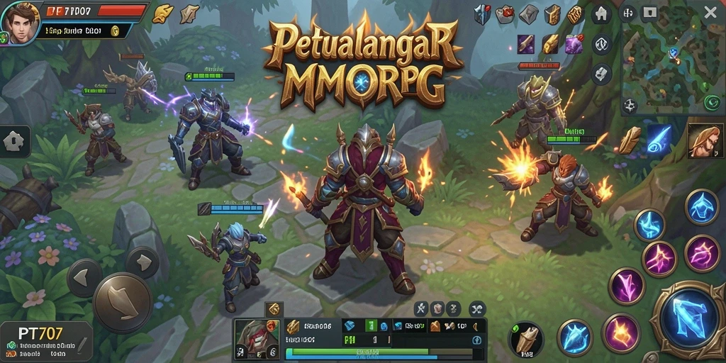 Tampilan gameplay epik dalam dunia <strong>PT707</strong> yang penuh petualangan.