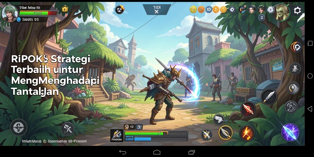 Tampilan gameplay menarik dari RPOK dengan berbagai strategi yang diterapkan.