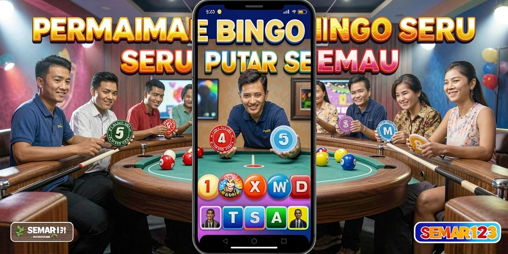 Tampilan gameplay SEMAR123 dengan desain Bingo yang menarik.