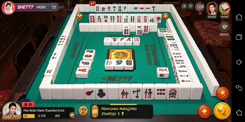 Tampilan gameplay Mahjong yang menarik dan penuh strategi.