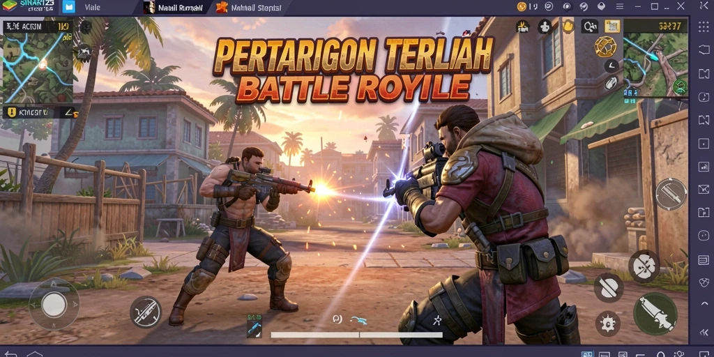 Gameplay seru dalam pertarungan Battle Royale di SINAR123.