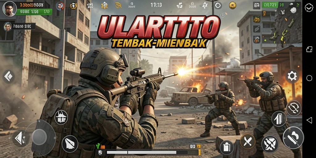Tampilan menakjubkan dari gameplay ULARTOTO yang mendebarkan.